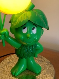 lot 132 image: Jolly Green Giant Lil Sprout Lamp (1985)