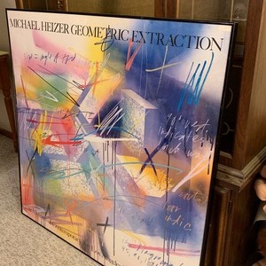 lot 150 image: 1984 Michael Heizer Geometric Extraction Poster