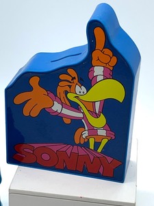 lot 159 image: Two Vintage Plastic Banks- Sonny & Luckys Pot O Gold