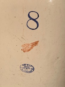 lot 172 image: Red Wing 8 Gallon Crock with Handles