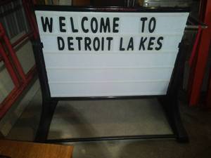 Announcement IndoorOutdoor Display Sign.