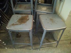 Equipto Metal Shop Stools (9)