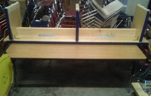 Bench and Table.6 foot long.