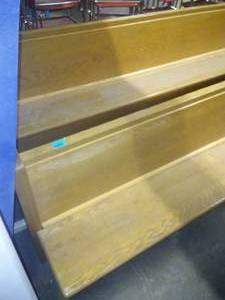 Double-sided Wood Benches (2) Kid size