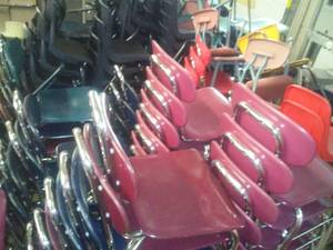 Bakelite, Chairs, Conference Style (3) Chairs.