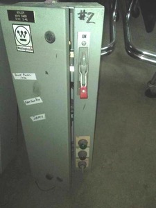 Westinghouse Breaker Box.