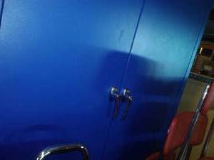 Metal shelving cabinet - 76 x 36 x 24.
