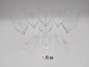 6 Crystal WineChampagne Glasses