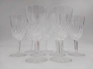 9 Crystal Cocktail Glasses