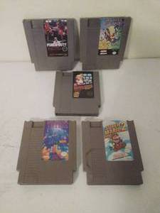 lot 63 image: 5 NES Games