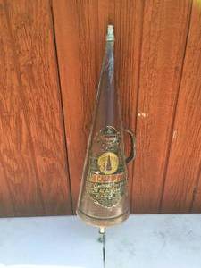 lot 10 image: Vintage Minimax Cone Shaped Fire Extinguisher