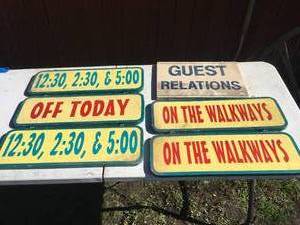 lot 11 image: Vintage Store Signs
