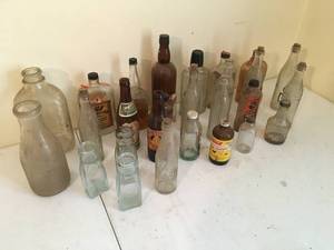 lot 105 image: Collection of Glass Bottles