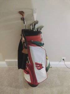 Golf Bag with Contents