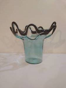 Large Handmade Glass Vase