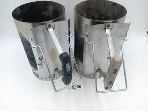 lot 028 image: 2 Weber Rapid Fire Chimney Starter