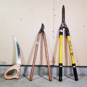 lot 038 image: Hedge Trimmers and Pruning Saw
