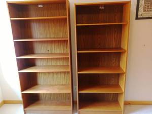 lot 094 image: 2 Teak Book Cases