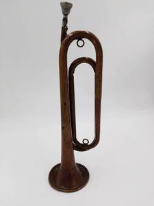 lot 206A image: Antique Brass Boy Scouts of America Bugle