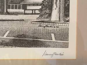 lot 097B image: Westfield Train Depot, Harry Devlin 104200, Framed Print