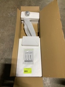 lot 53 image: AKDY 39 in. 2-Jets Shower System with Easy Connect Rainfall Waterfall Panel in Space Gray not used