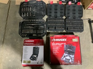lot 55 image: Lot of assorted Husky mechanic tools see pictures