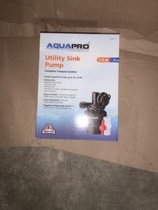 lot 62 image: AquaPro Utility Sink Pump not used