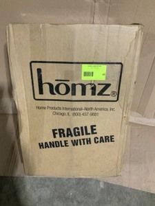 lot 65 image: HOMZ 7.5 Gal. Storage Bin File Crate in Lyons Blue (Pack of 6) NOT USED