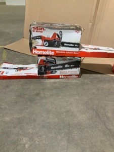 lot 70 image: HOMELITE OUTDOOR MIX TOOLS TRIMMERCHAINSAWS & BLOWERS SEE PICS