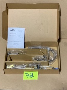lot 72 image: DESIGN HOUSE Geneva 8 in. Widespread 2-Handle Bathroom Faucet in Polished Chrome SEE PICS