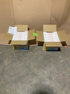 lot 86 image: 2 HAMPTON BAY 110 CFM Ceiling Mount Quick Connect Modern Bathroom Exhaust Fans NOT USED SEE PICS