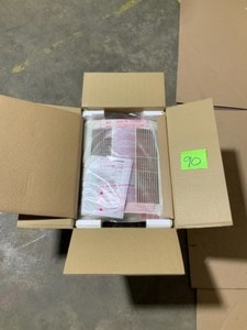 lot 90 image: PANASONIC WhisperWarm Lite 110 CFM Ceiling Exhaust Fan with Light and Heater, Quiet, Energy Efficient and Easy to Install NOT USED SEE PICS