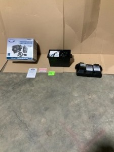 lot 91 image: SUPERIOR PUMPS 12-Volt Submersible Emergency Battery Backup Sump Pump System with Tethered Float Switch NOT USED SEE PICS