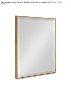 lot 94 image: ASSORTED BATHROOM FAUCET MIRRORS WITH GEOMETRIC FLOATING SHELF SET SEE PICS