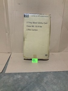 lot 96 image: HUSKY 31 IN. W x 16 IN. D 2-TRAY UTILITY CART NOT USED SEE PICS