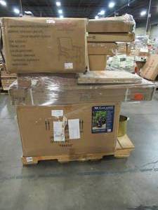 lot 307 image: WHOLESALE MIXED PALLET OF OUTDOORINDOOR FURNITURE AND DECOR