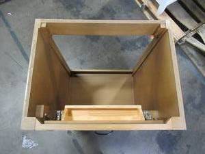 lot 311 image: Legion Furniture 24 in. W x 18 in. D x 34 in. H Vanity - Cabinet Only - WLF6044-24