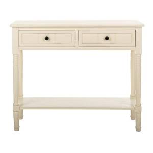 lot 425 image: Safavieh Samantha Distressed Cream Storage Console Table, AMH5710C