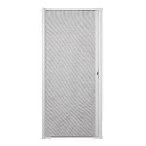 lot 630 image: Andersen 32-36 in. x 80 in. LuminAire White Retractable Screen Door, 90001