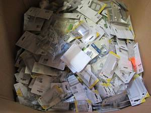 lot 115 image: WHOLESALE MIXED PALLET OF MISCELLANEOUS FASTENERS, HOOKS, BOLTS, SCREWS & MORE