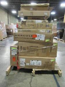 lot 210 image: WHOLESALE MIXED PALLET OF INDOOR FURNITURE