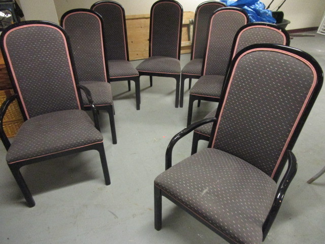 lot 402 image: DINING CHAIRS