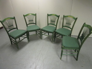 lot 407 image: DINING CHAIRS