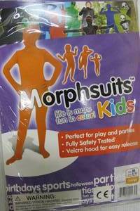 Orange Kids Morphsuit Medium