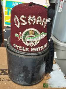 lot 27 image: Osman Cycle Patrol Fez With Case