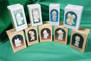 lot 131 image: Another Large Lot of Precious Moments Ornaments wOriginal Boxes