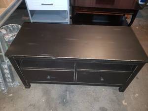 lot 106 image: Rustic Black Coffee Table