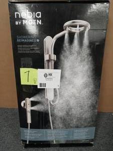 lot 1 image: Nebia by Moen Rainshower handshower and magnetic dock open box never used