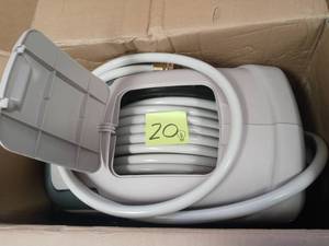 lot 20 image: 100 ft. 58 in. Retractable Garden Hose Reel XW Series Spray Nozzle Not Included by Gartenkraft open box never used