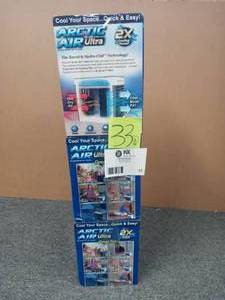 lot 33 image: Lot of 3 Ultra 76 CFM 3 Speed Settings Compact Portable Evaporative Air Cooler for 45 sq. ft never used